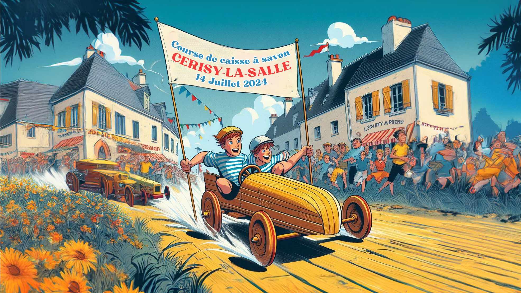 Course de Caisse à Savon Cerisy la Salle 2024